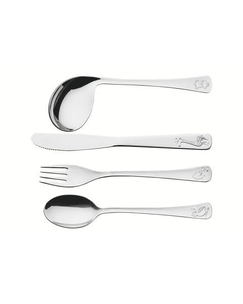 JG.TALHERES ACO INOX P/CRIANCA 4PCS