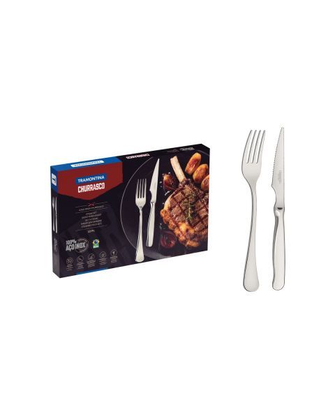 JG.ACO INOX P/CHURRASC.12PC.ZURIQUE