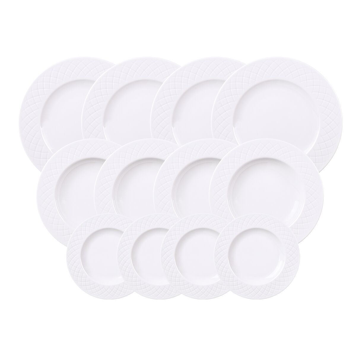 JOGO DE PRATOS 12 PCS INGRID