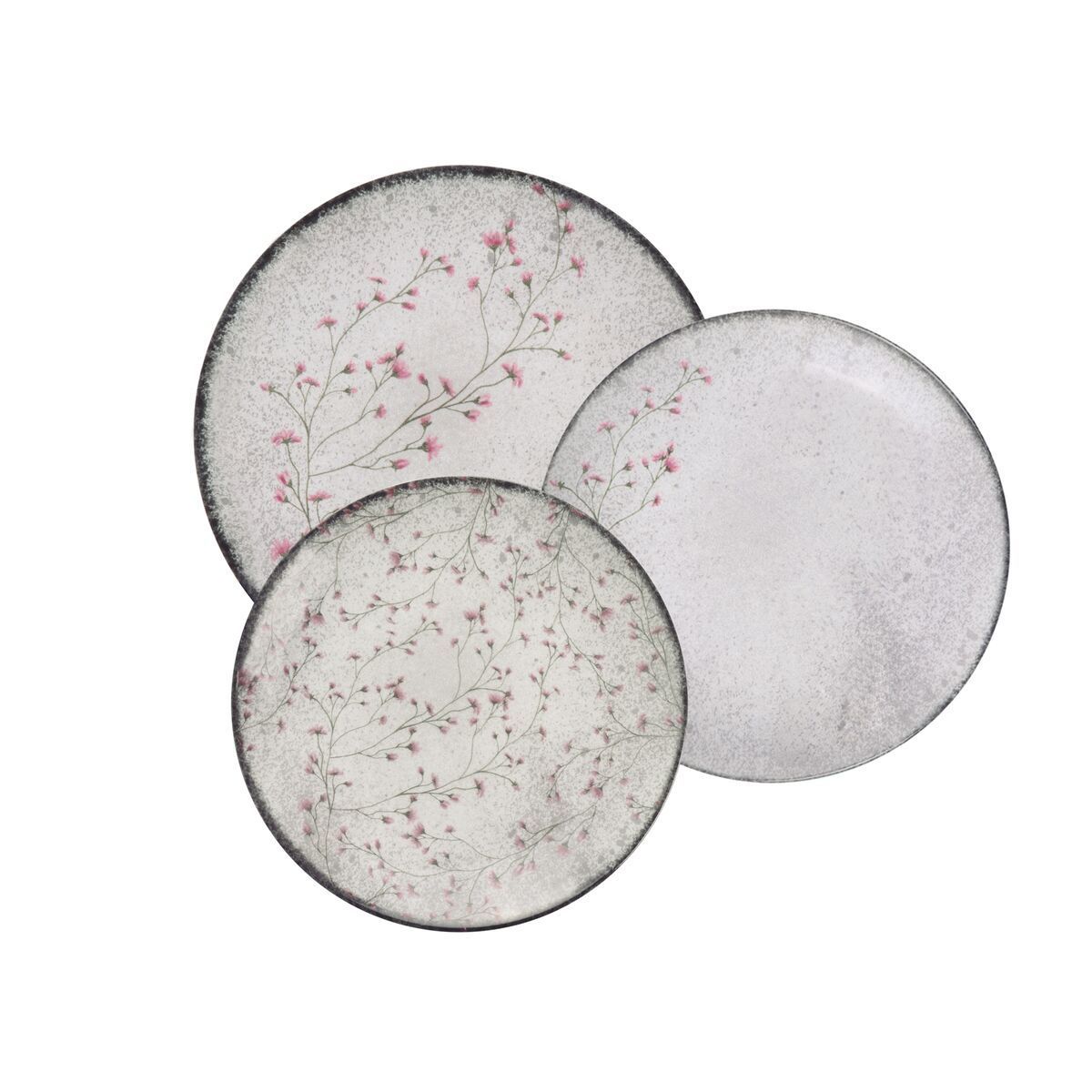 JOGO DE PRATOS 12 PCS FLORALIS