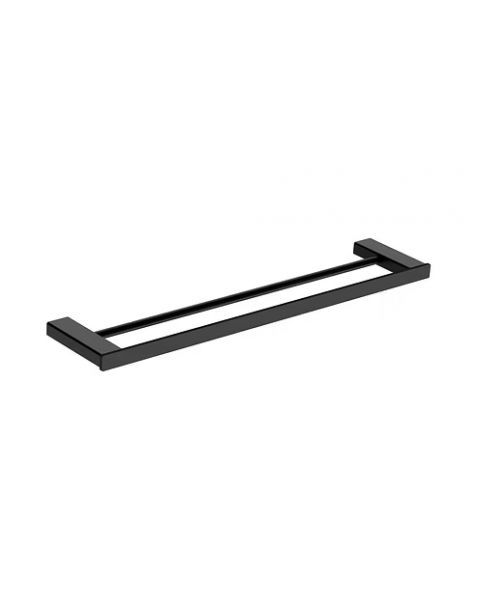 Porta Toalha Duplo - Black Matte - LX7122B TTD 409