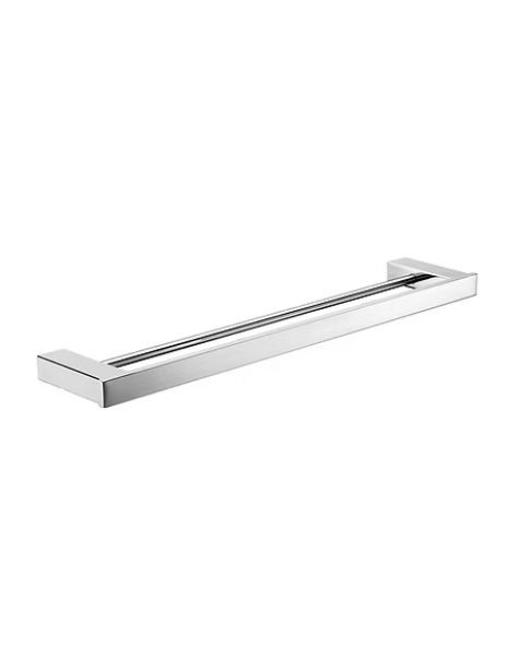 PORTA TOALHA DUPLO 60CM AÇO 304 CROMADO