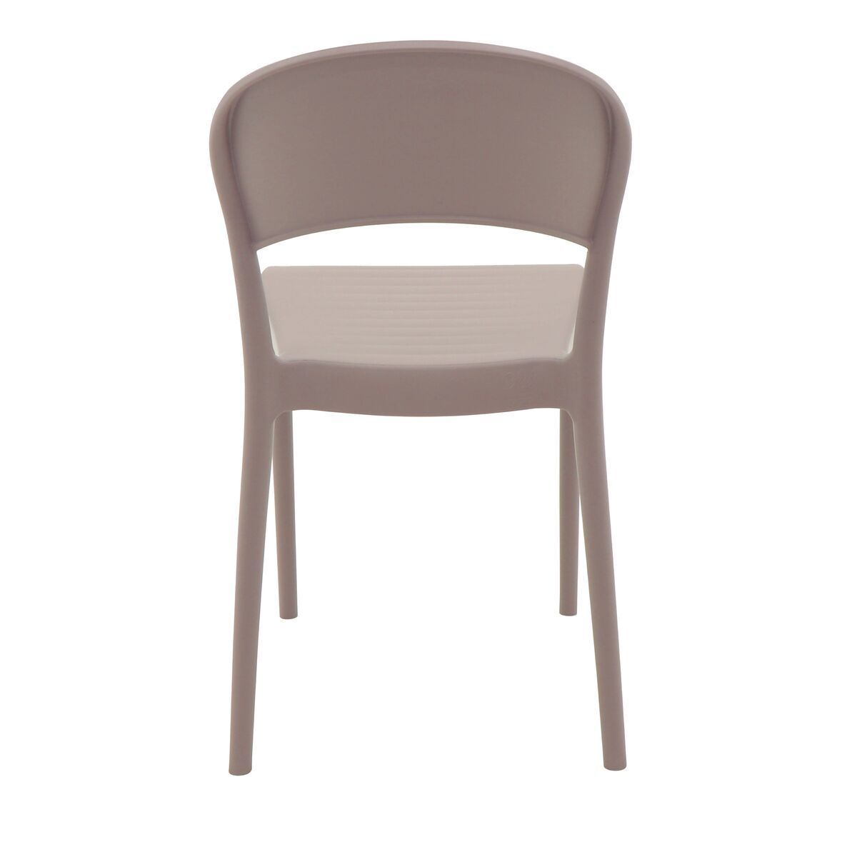 Conjunto 4 Cadeiras Tramontina Summa Sissi Eco em Polipropileno e Fibra de Vidro Fechada Camurça