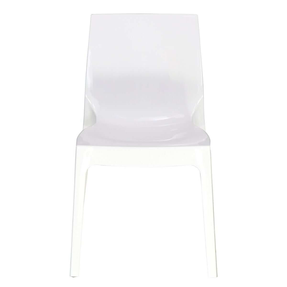 Conjunto 4 Cadeiras Tramontina Summa Alice Brilho em Polipropileno Branco