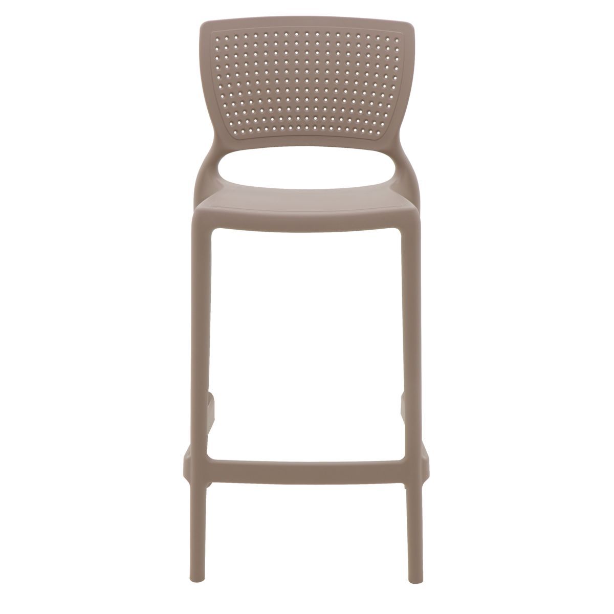 Conjunto 4 Cadeiras Tramontina Summa Safira Alta Residência em Polipropileno e Fibra de Vidro Camurça