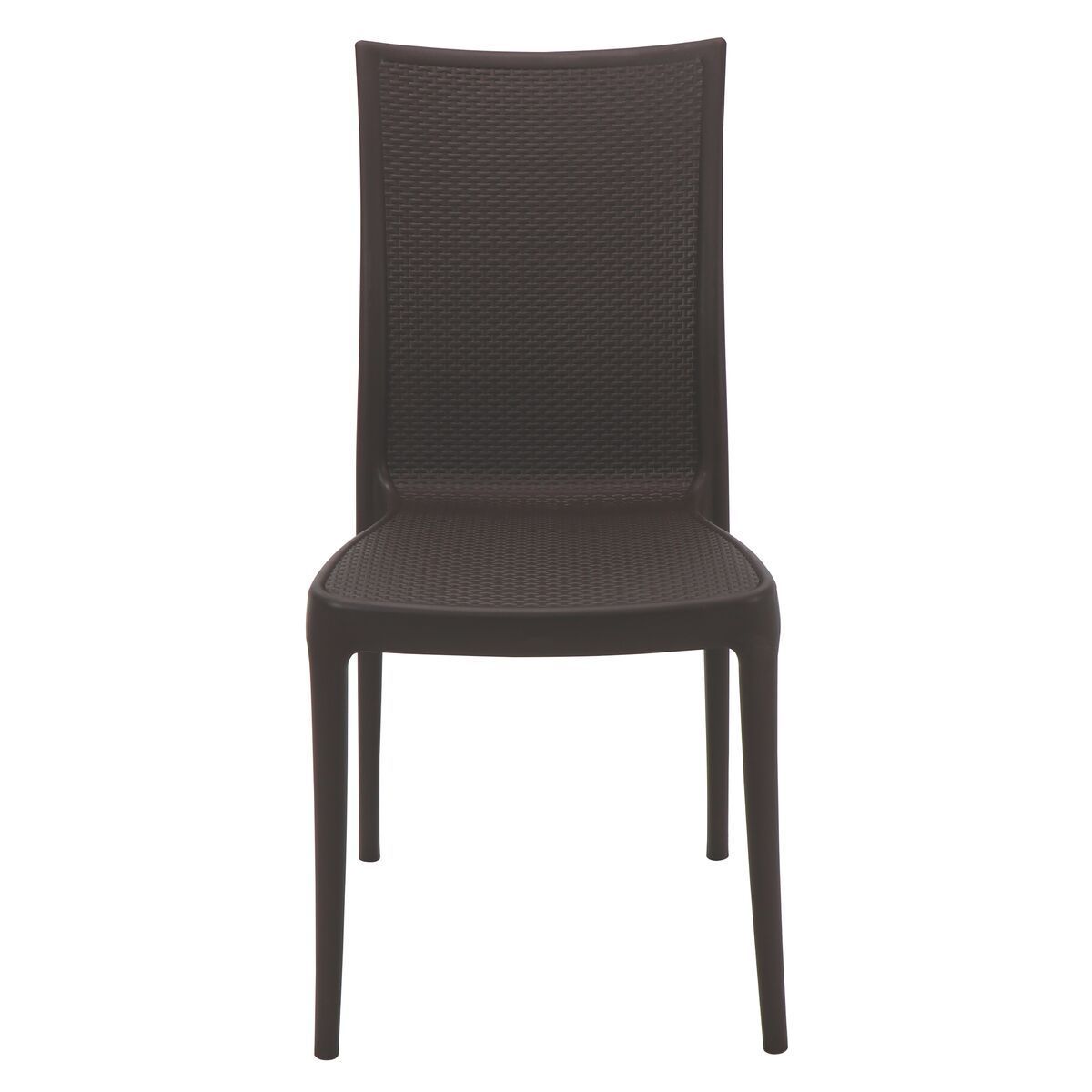 Conjunto 4 Cadeiras Tramontina Summa Laura em Polipropileno e Fibra de Vidro Marrom