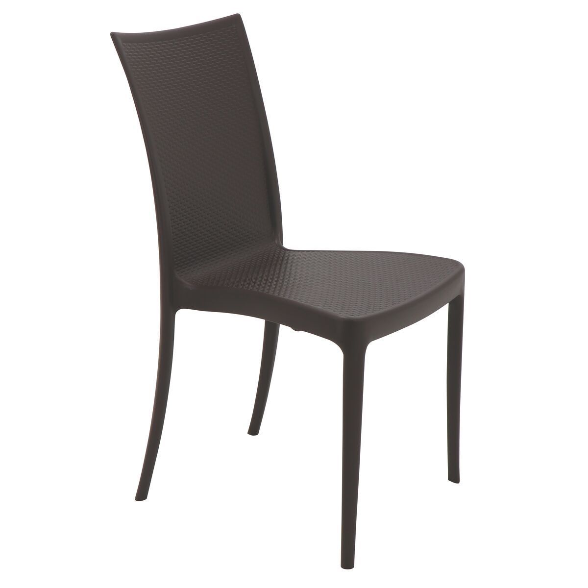 Conjunto 4 Cadeiras Tramontina Summa Laura em Polipropileno e Fibra de Vidro Marrom