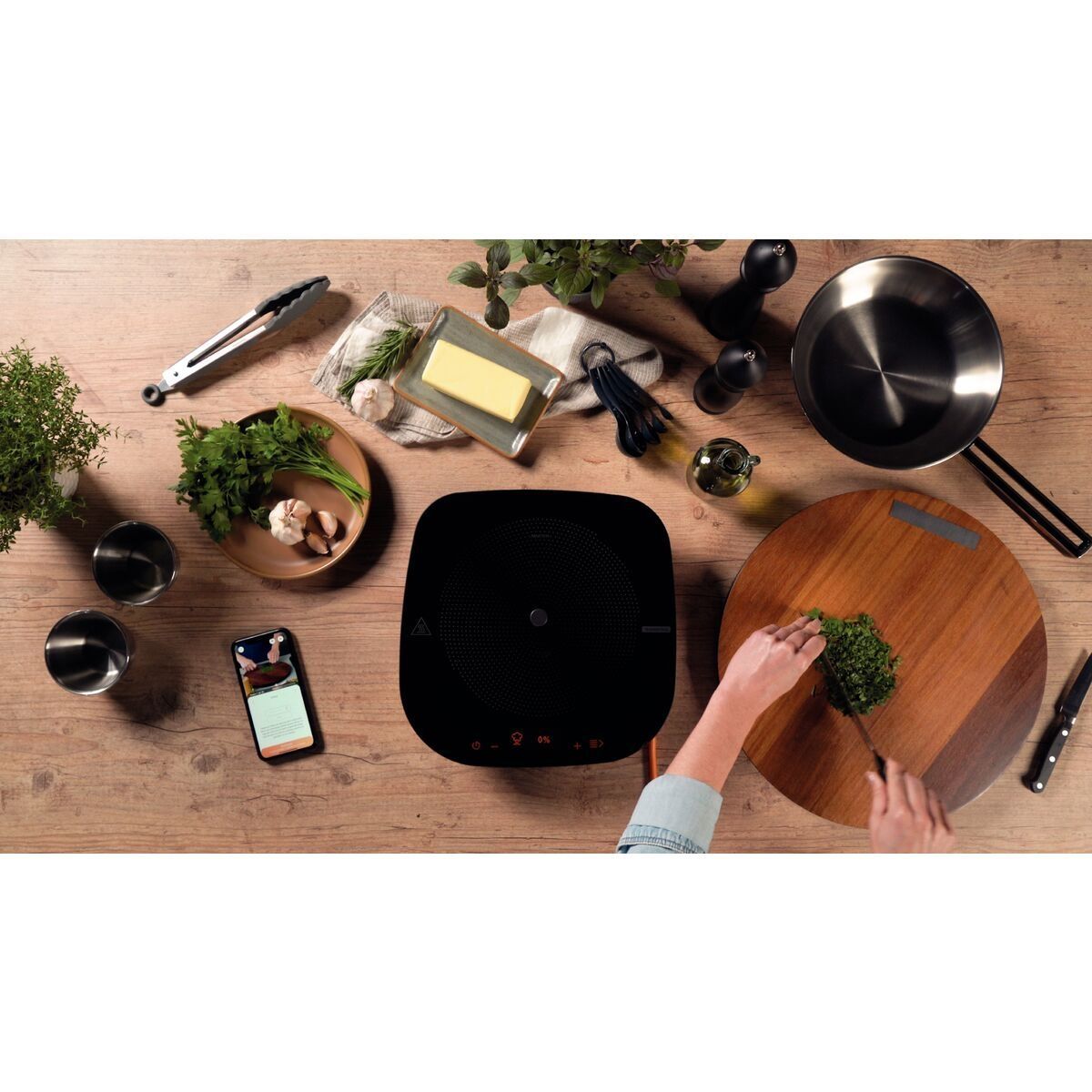 Cooktop Portátil Conectado Tramontina Guru por Indução 220 V