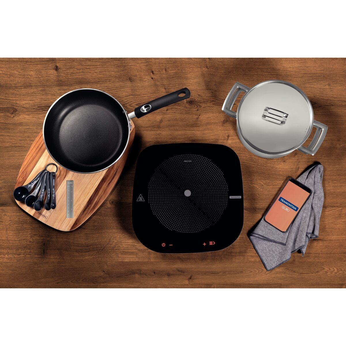 Cooktop Portátil Conectado Tramontina Guru por Indução 127 V