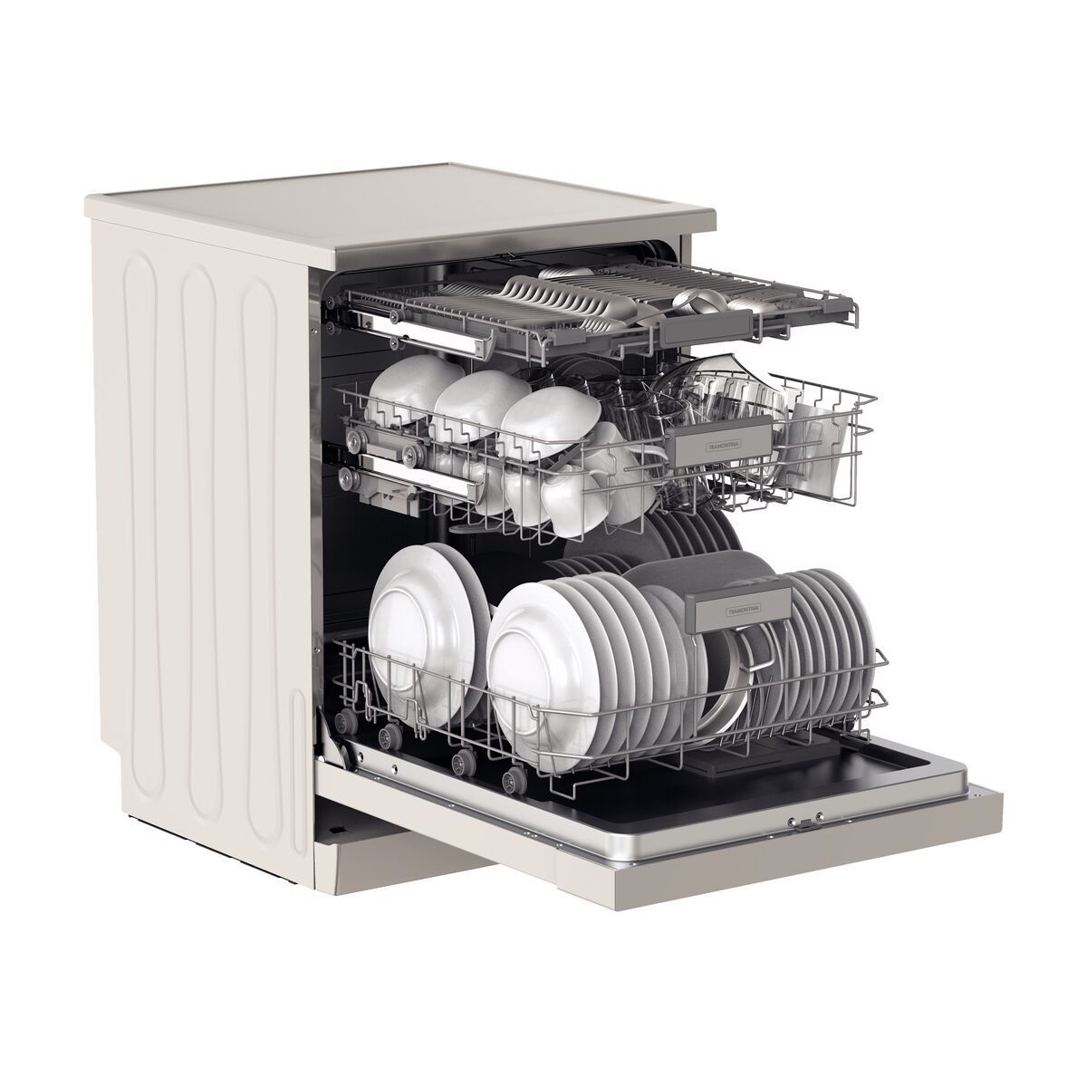 Lava-Louças Tramontina Inox 14 Serviços SB14X 60 com 6 Programas e 4 Funções 220 V