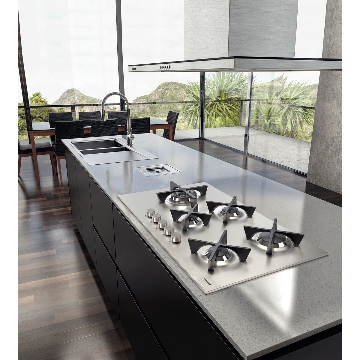 Kit de Instalação Flush para Lixeira de Embutir Tramontina Clean Square 5 L