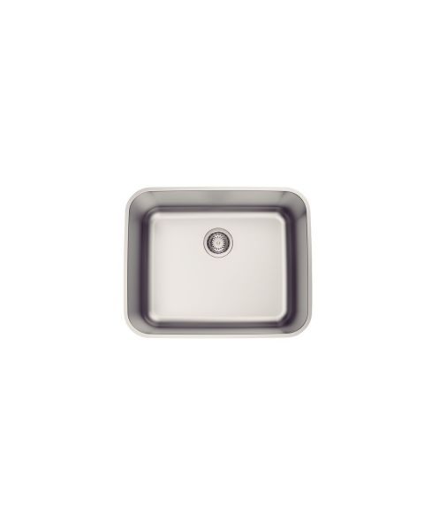 Cuba de Embutir Tramontina Dora 50 BL R6 em Aço Inox Escovado com Válvula 50x40 cm