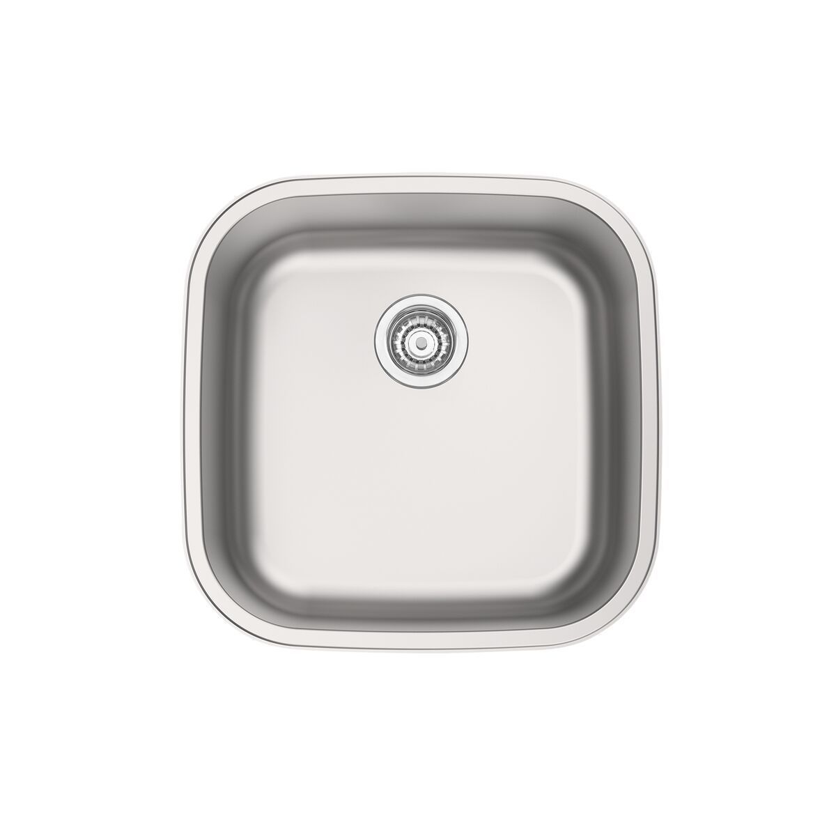 Cuba de Embutir ou Sobrepor Tramontina Tramontina Aria Maxi 40 BS em Aço Inox Escovado 40x40 cm