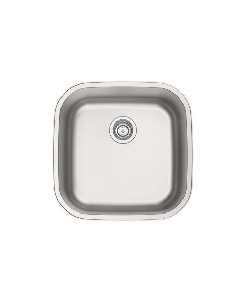 Cuba de Embutir ou Sobrepor Tramontina Tramontina Aria Maxi 40 BS em Aço Inox Escovado 40x40 cm