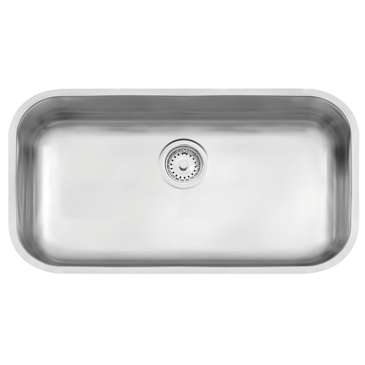 Cuba de embutir Tramontina Lavínia 56 BL em aço inox escovado 56x34 cm
