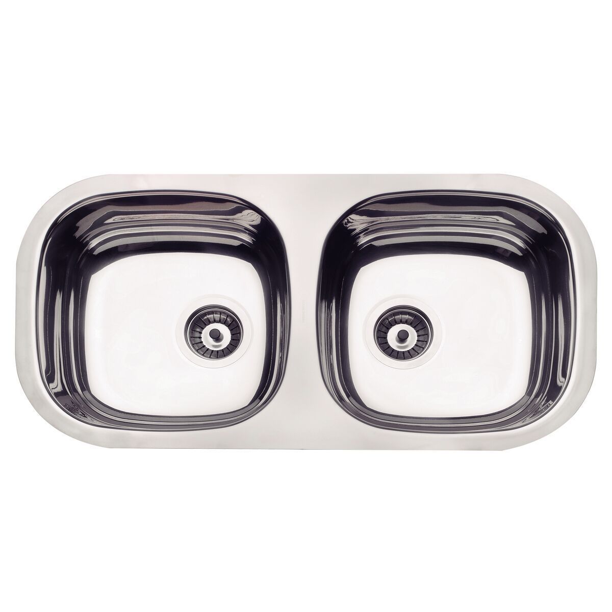 Cuba de embutir Tramontina Isis 2C 34 BL em Aço Inox Polido 72x34 cm