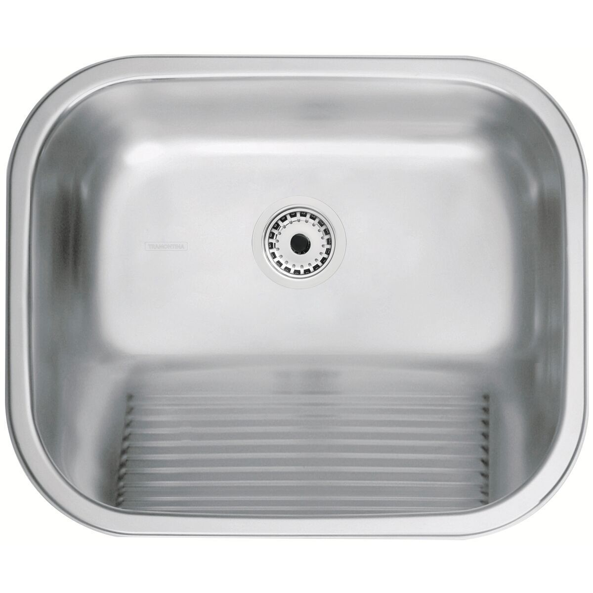 Tanque de Encaixe Tramontina Hera 34 L em Aço Inox Escovado 50x40 cm