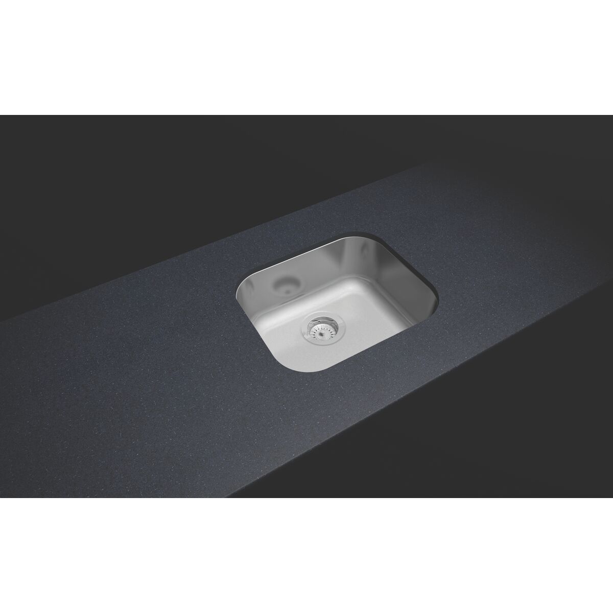 Cuba de embutir Tramontina Lavínia 40 BL em aço inox escovado 40x34 cm