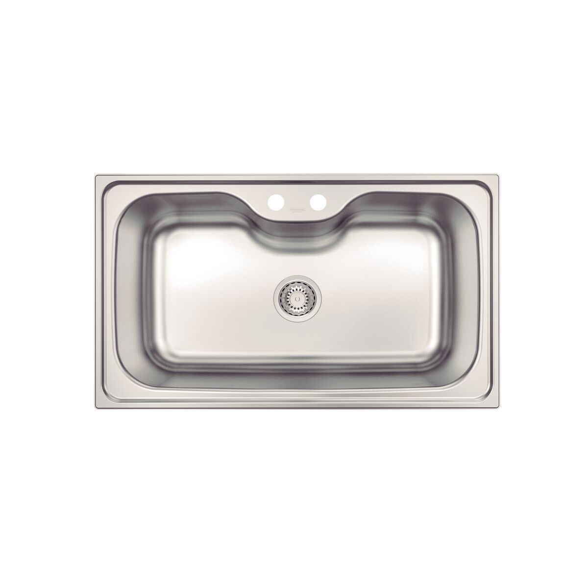 Cuba de Sobrepor Tramontina Morgana Maxi 78 FX em Aço Inox com Acabamento Escovado com Válvula 86x50 cm