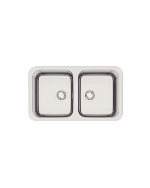 Cuba Tramontina Dora Duo 2C 34 BL em Aço Inox com Acabamento...