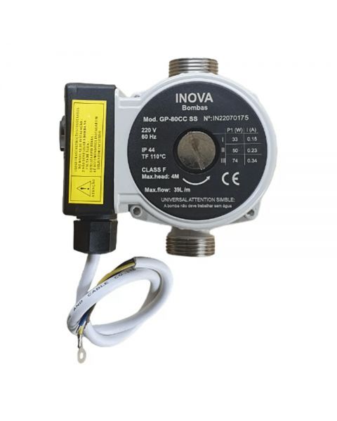INOVA BOMBA CIRCULADORA GP-80CC SS (INOX - 220V)