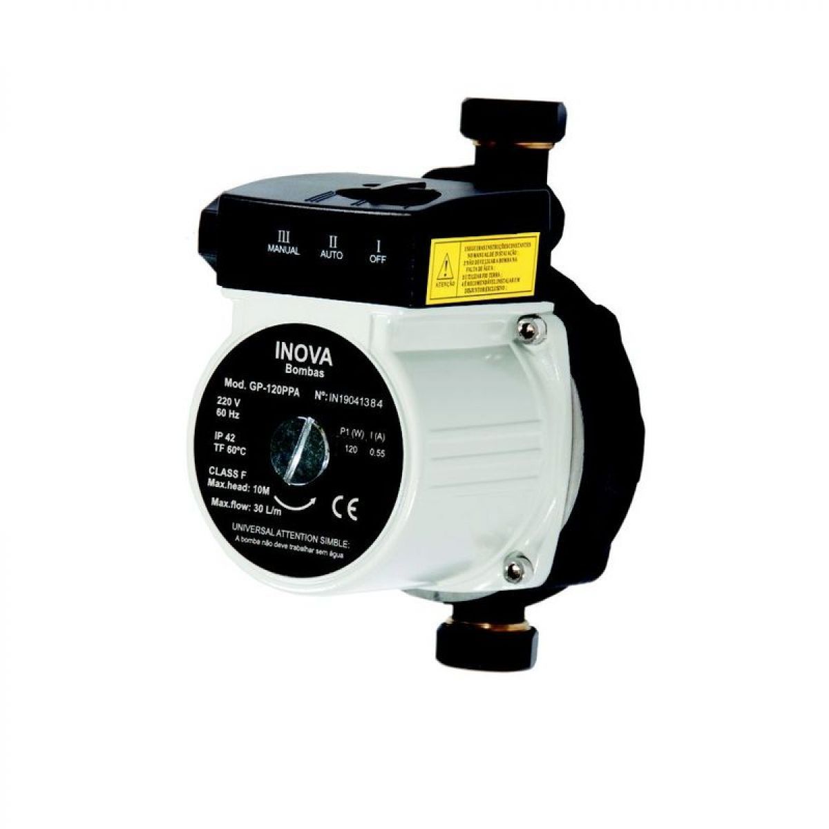 INOVA BOMBA PRESSURIZADA GP-120PPA (Nylon - 127V / 220V)