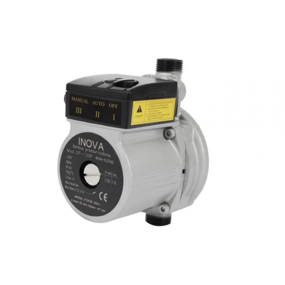 INOVA BOMBA PRESSURIZADA GP-120PPB (Lat&atilde;o - 127V /220V