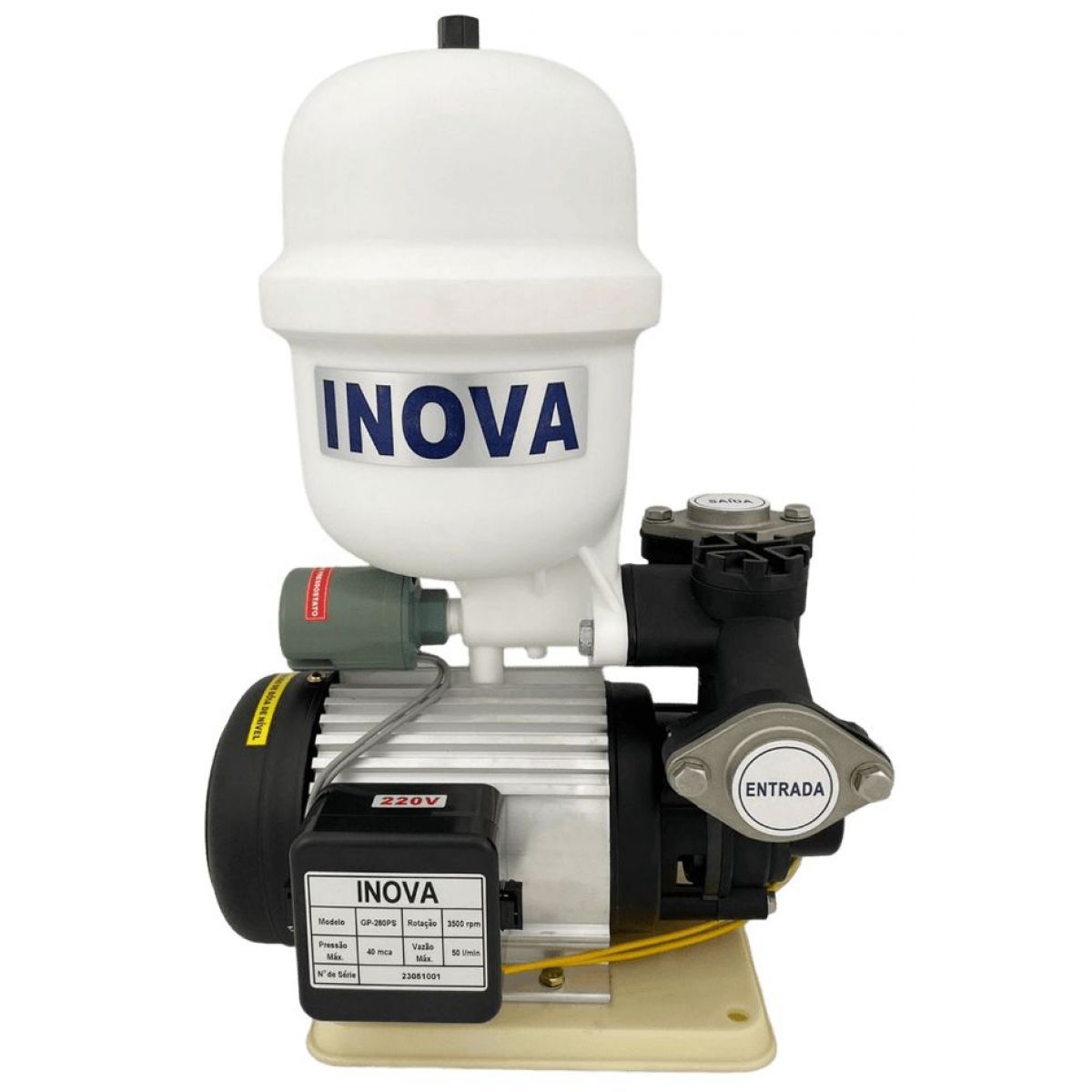 INOVA BOMBA PRESSURIZADA GP-280PPS/PS (Termopl&aacute;stico - Bivolt)