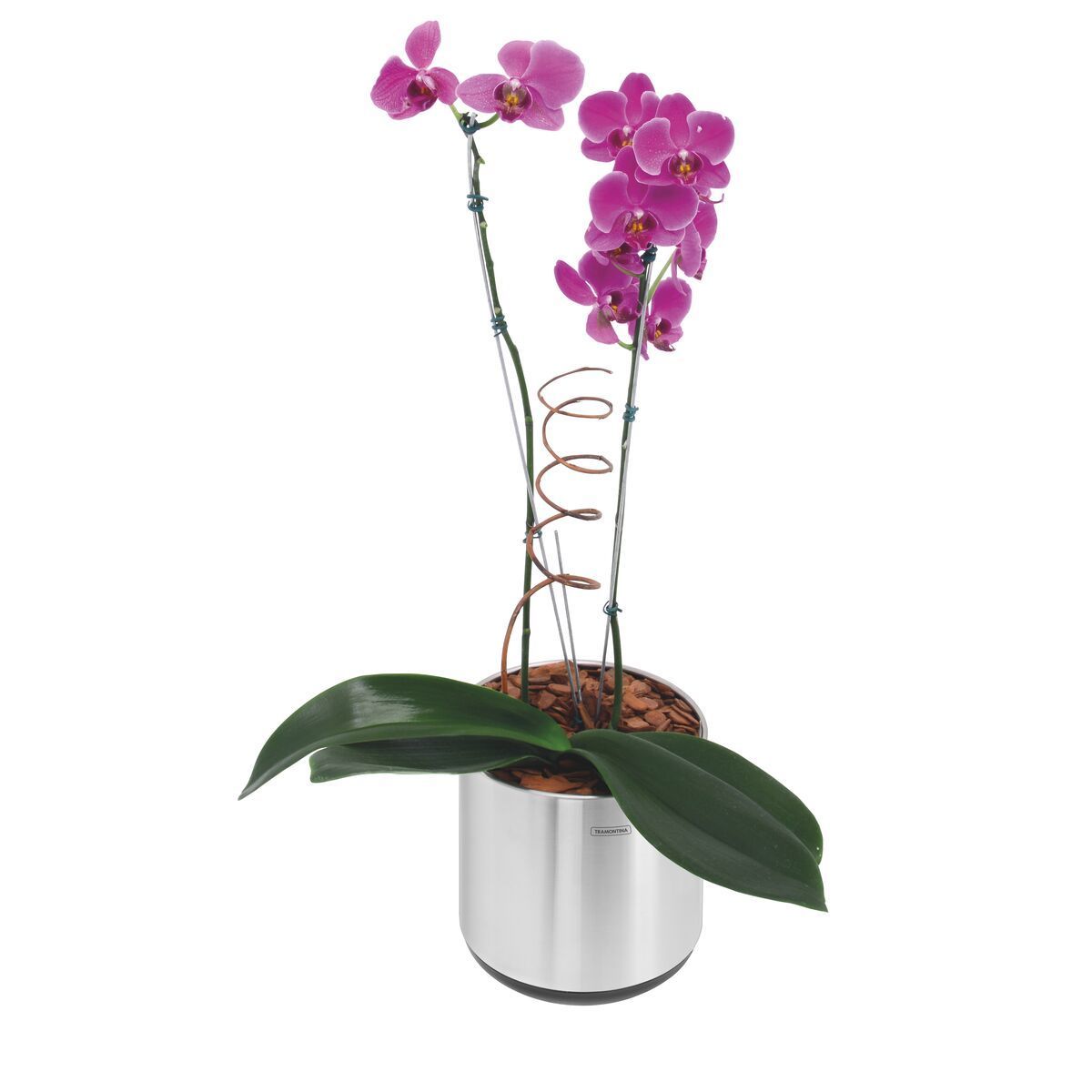 Lixeira Inox Tramontina Portofino com Acabamento Acetinado e Aro e Base em Polipropileno 10 L