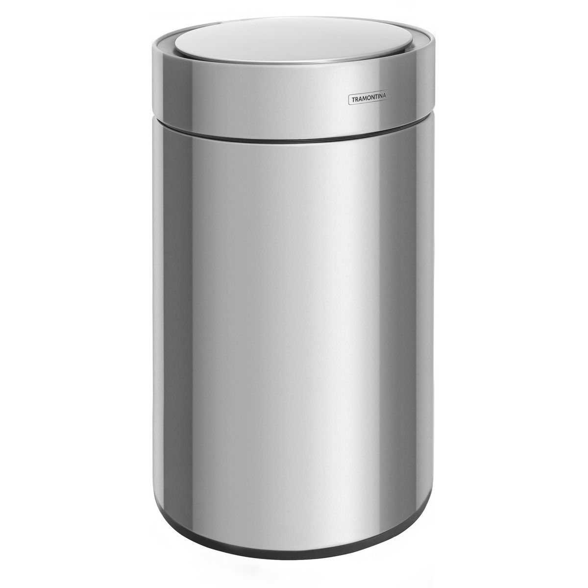 Lixeira Tramontina Sense Round Autom&aacute;tica com Sensor em A&ccedil;o Inox com Acabamento Acetinado 11 L