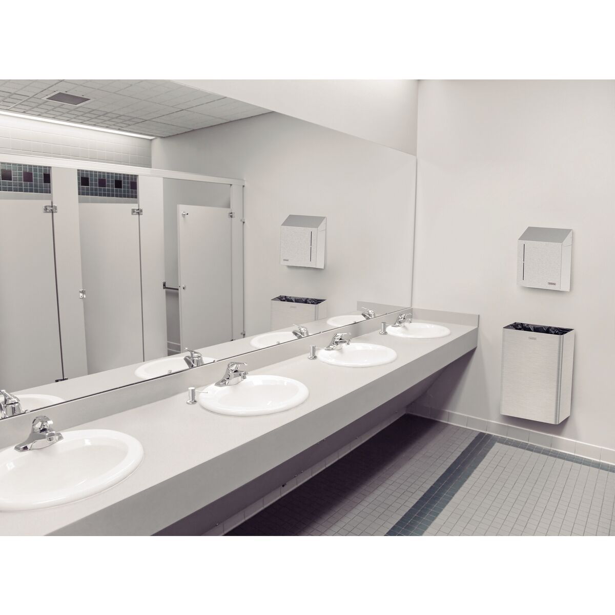 Dispenser para Papel Toalha Tramontina em A&ccedil;o Inox com Acabamento Acetinado