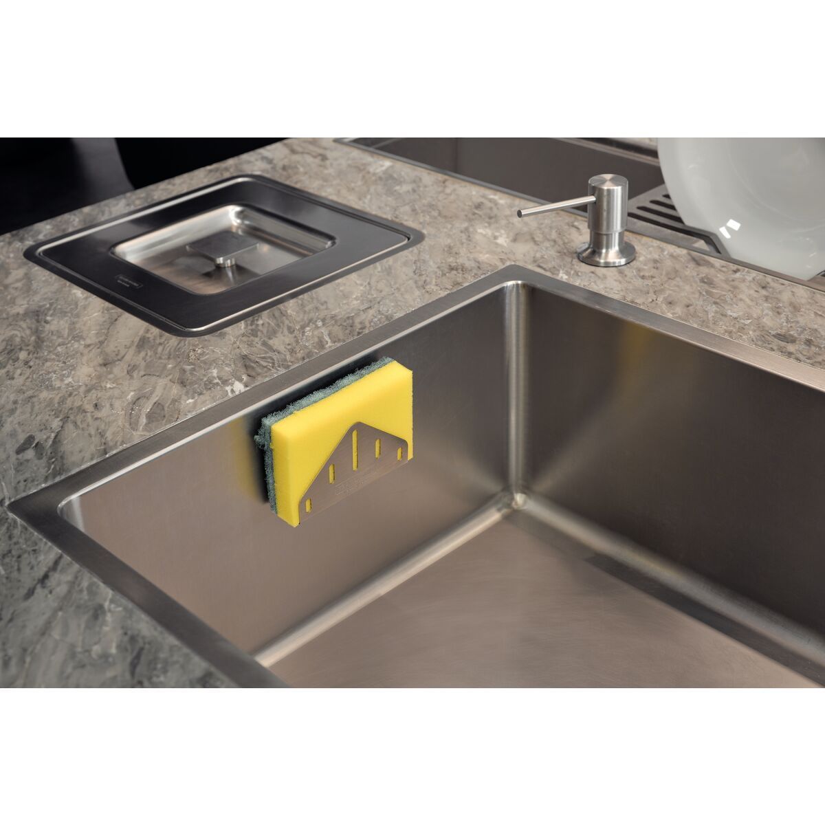 Suporte para Esponja de Lavar Lou&ccedil;a Tramontina em A&ccedil;o Inox