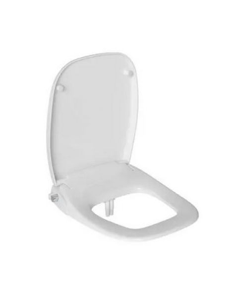 Assento Pl&aacute;stico com Slow Close Ducha e Luz Noturna Branco