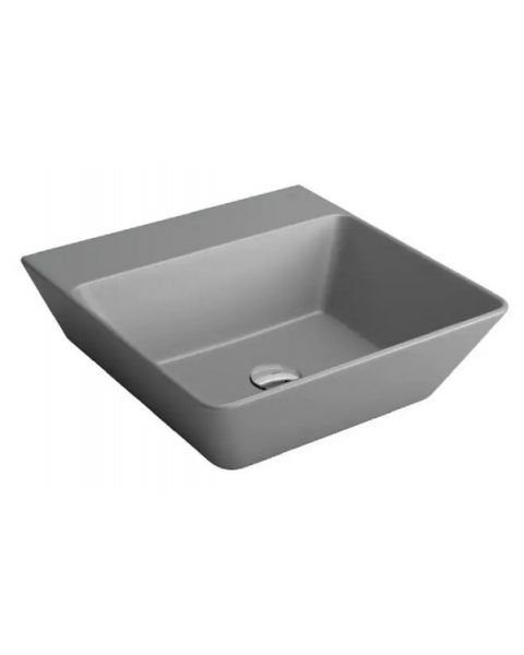 Cuba de Apoio Deca L.270 Quadrada 420mm Cinza Fosco