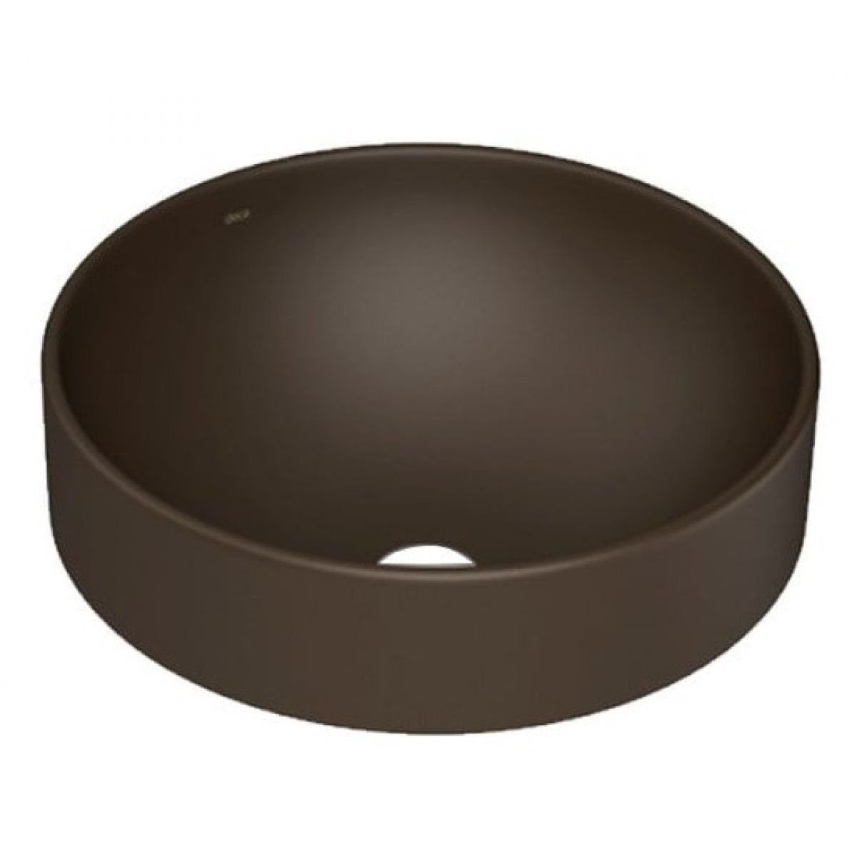 Cuba Sobrepor Marron Fosca Com Borda fina