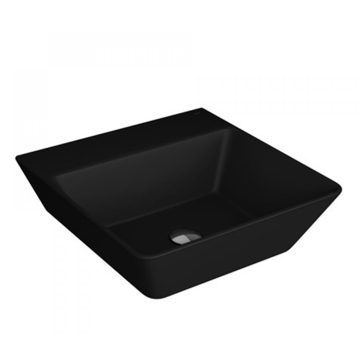 Cuba Apoio Quadrada Mesa 42MM &Eacute;bano Fosco