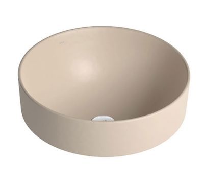 Elegância e Praticidade no Banheiro com a Cuba de Sobrepor Redonda Marfim L.1050.21 Deca 