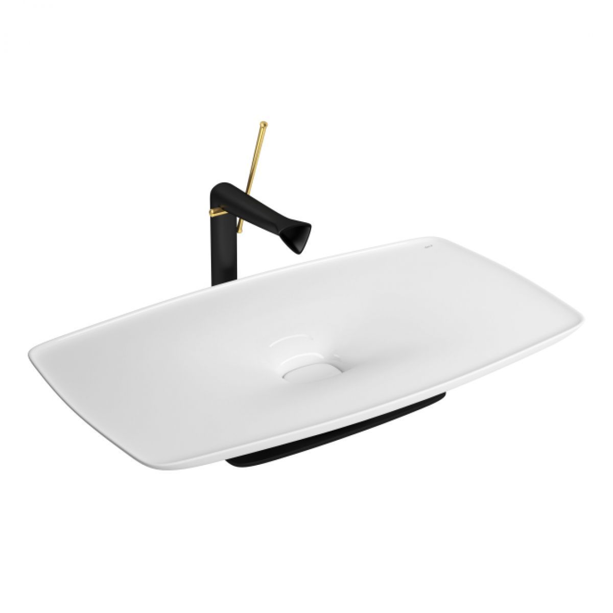 Cuba Retangular de Apoio 80cm Branco