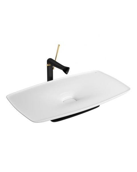 Cuba Retangular de Apoio 80cm Branco