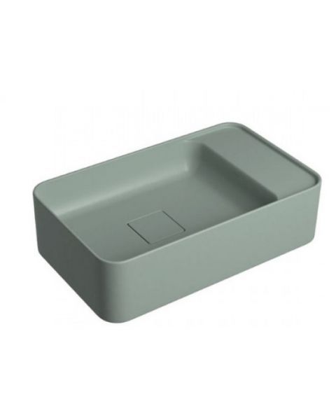 Cuba Retangular Apoio/Suspensa com Mesa Direita Deca 50cm Pistache