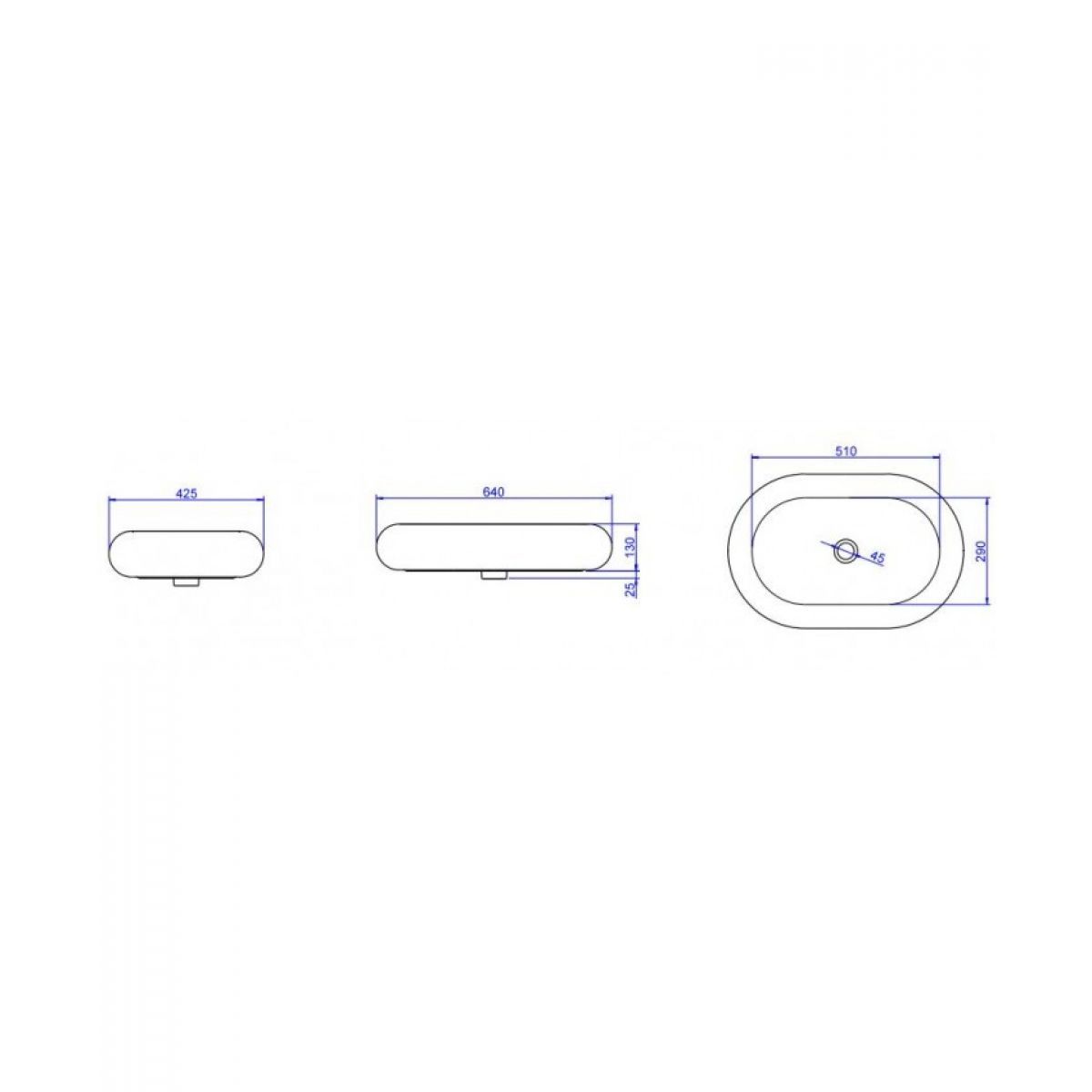 Deca Cuba de Apoio Oblonga