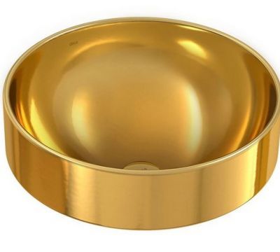 Cuba de Sobrepor Redonda Dourada Deca 400mm: Elegância e Praticidade para Seu Banheiro 