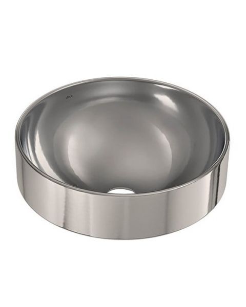 Cuba Sobrepor Cor Metalizada Prata Deca