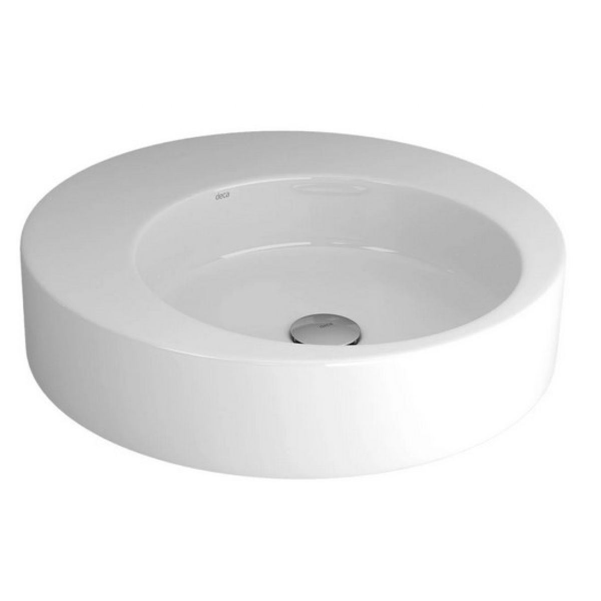 Cuba Apoio Redonda Cilindr C/mesa 450mm Branca