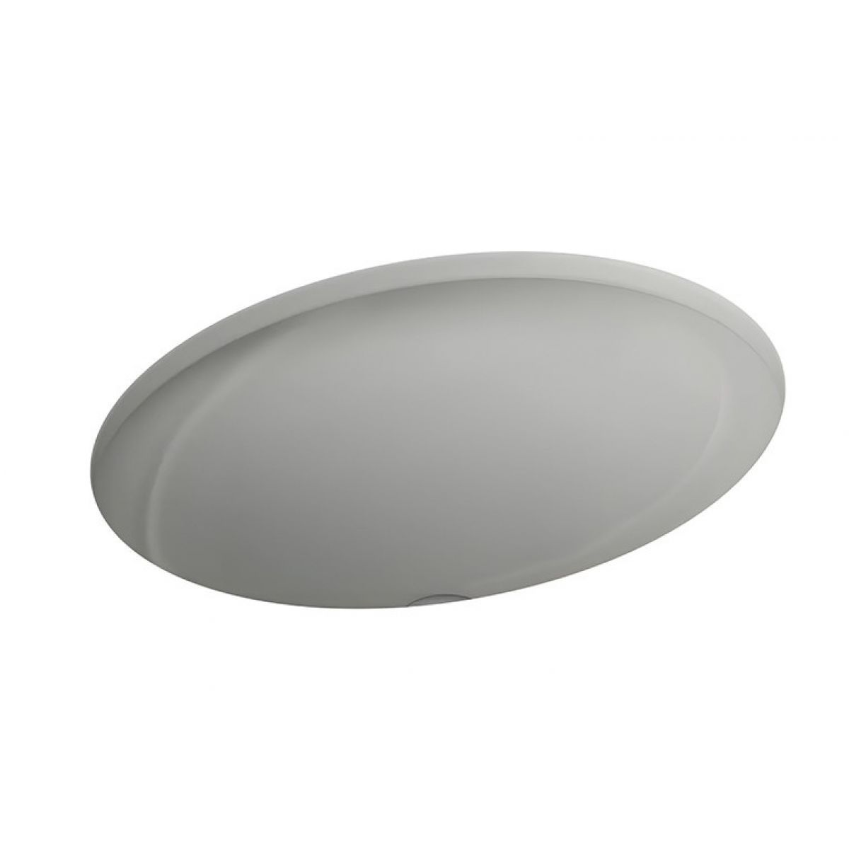 Cuba de Embutir Oval Cinza Real