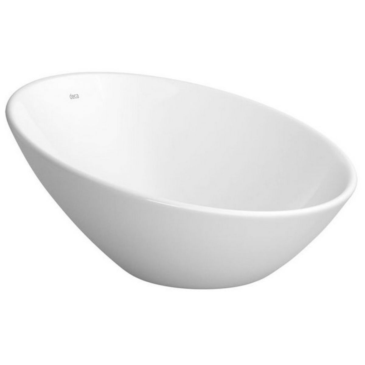 Cuba de Apoio Lavat&oacute;rio Meia Lua 39X39cm Branco