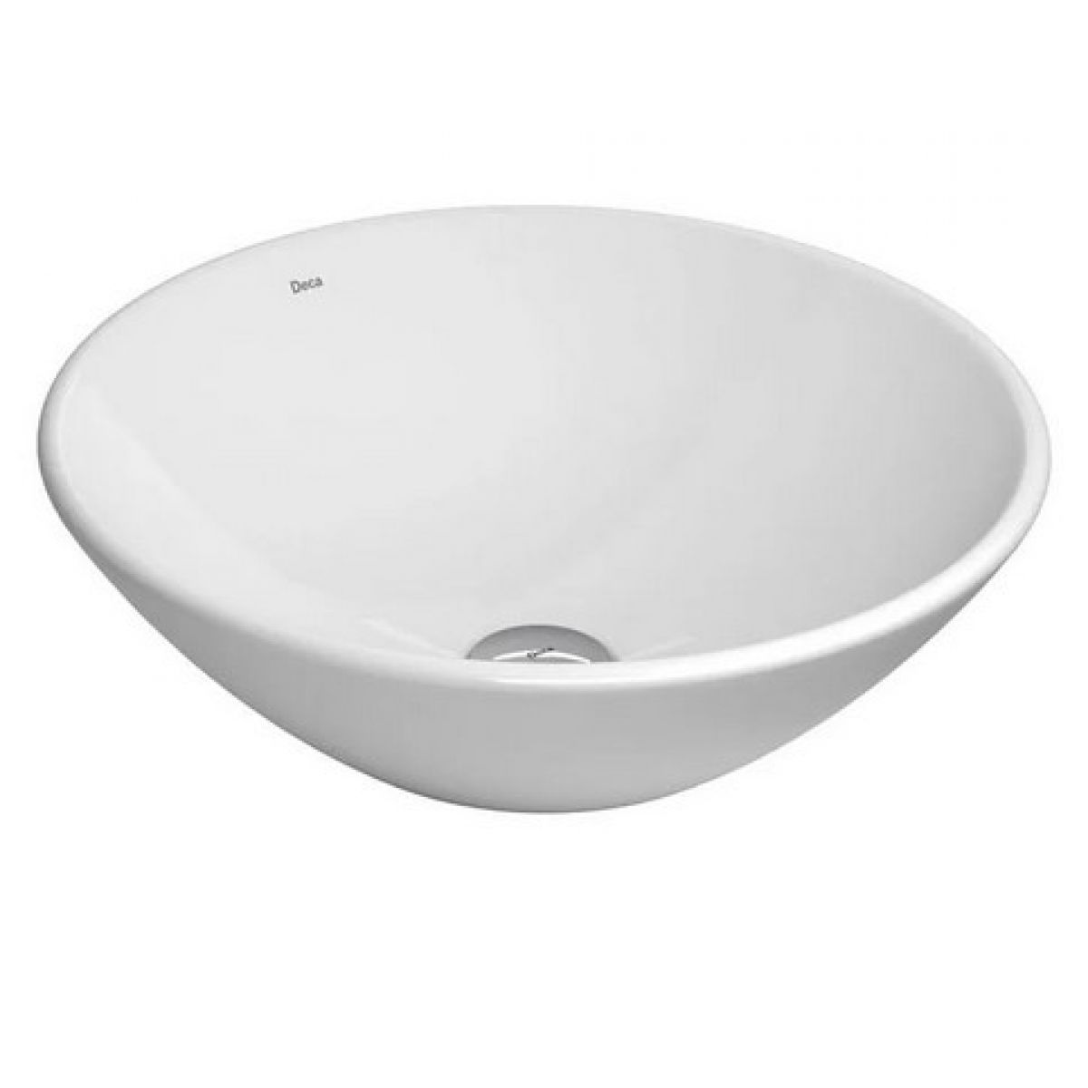 Cuba de Apoio Redonda Branco 40cm