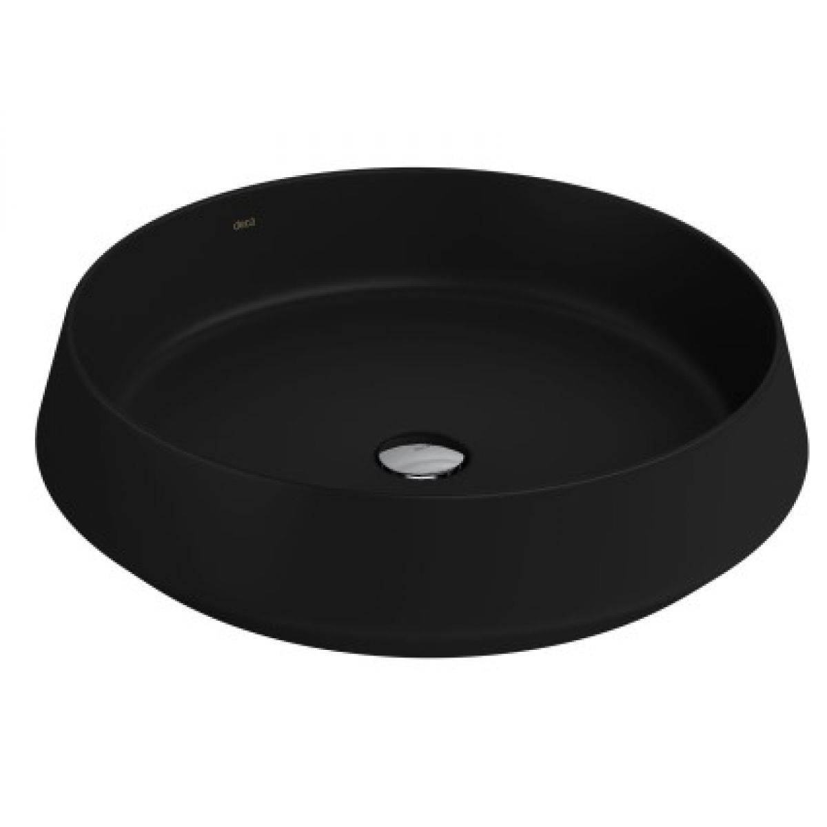 Cuba Redonda de Apoio 49,5cm &Eacute;bano Fosco