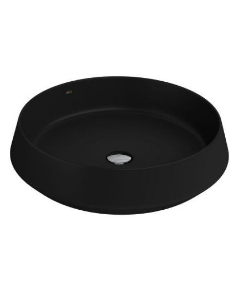 Cuba Redonda de Apoio 49,5cm &Eacute;bano Fosco