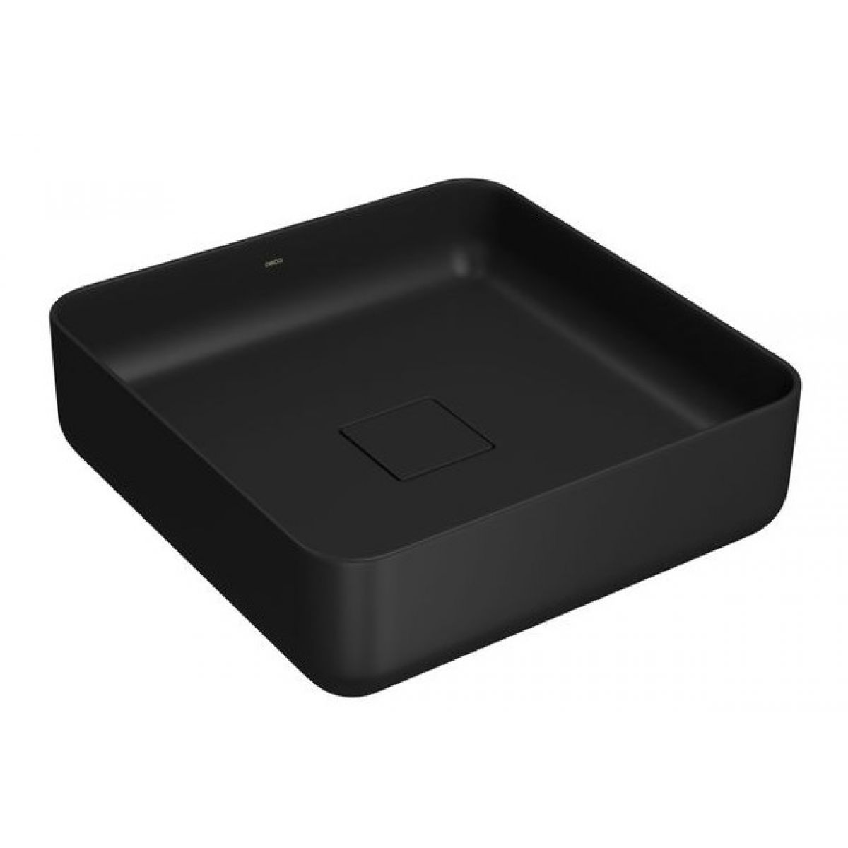 Cuba Quadrada de Apoio 40cm &Eacute;bano Fosco